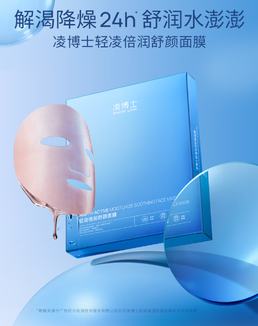 换季肌肤干燥？凌博士面膜，你的私人水润救星！