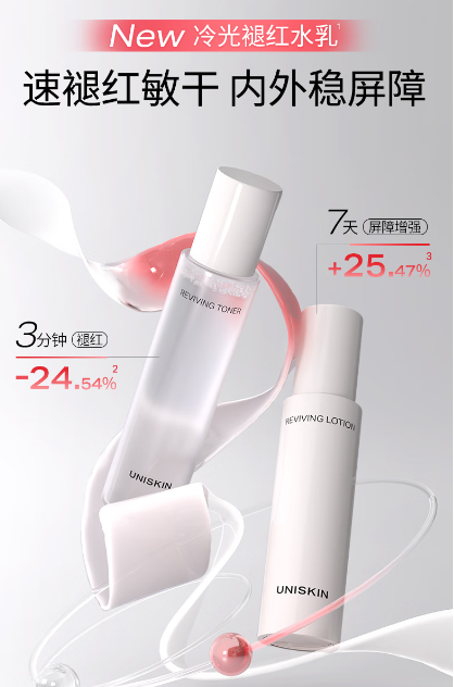 优时颜冷光水乳套装：肌肤的舒缓修护之选